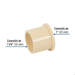 Reducción bushing CPVC 1-1/4