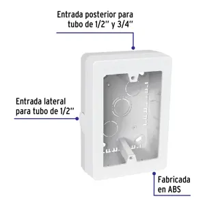 Caja de contactos para canaleta 3