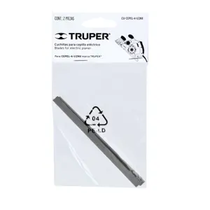 Truper Bolsa con 2 cuchillas carburo de tungsteno p/CEPEL-4-1/2NX