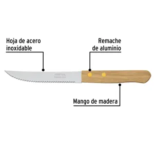 Cuchillo con sierra para asado 5