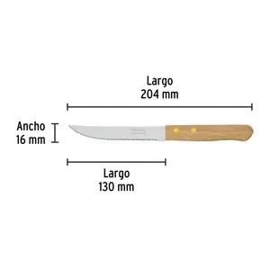 Cuchillo con sierra para asado 5