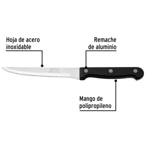 Cuchillo con sierra para asado 5