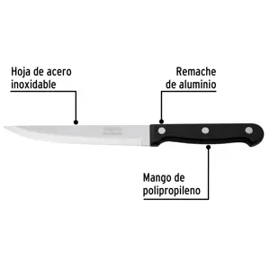 Cuchillo liso para asado 5