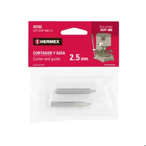 Cortador y guia para DUP-400 2.5 mm, Hermex