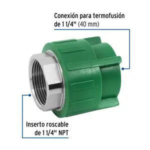 Adaptador PPR 1-1/4