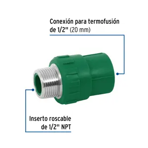 Adaptador PPR 1/2