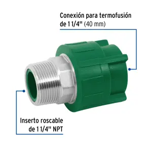 Adaptador PPR 1-1/4