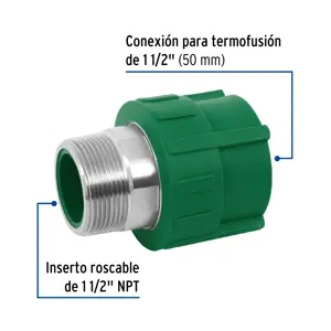 Adaptador PPR 1-1/2