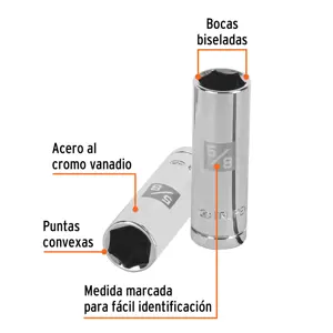 Truper Dado largo para bujía de 5/8