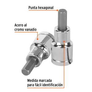 Dado punta hexagonal de 5/16