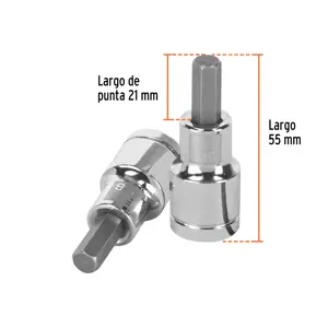 Dado punta hexagonal de 5/16