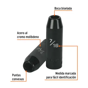 Dado largo impacto de 7/16