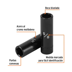 Dado largo impacto de 5/8