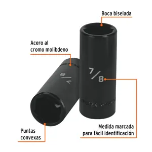 Dado largo impacto de 7/8