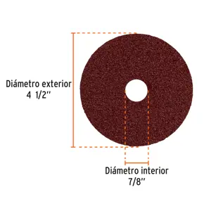 Disco de lija 4-1/2