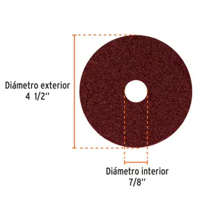 Disco de lija 4-1/2