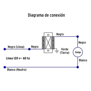 Volteck Atenuador de Luz deslizable con interruptor, línea Classic