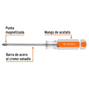 Desarmador de cruz 1/4