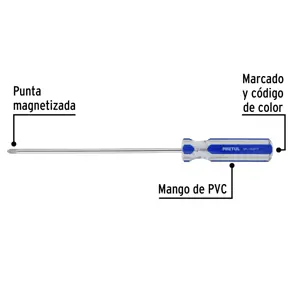 Desarmador de cruz 1/4 x 8