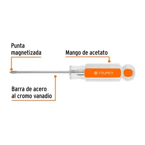 Desarmador de cruz 1/8