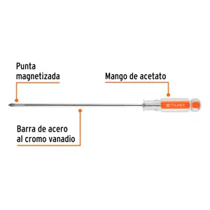 Desarmador de cruz 3/16