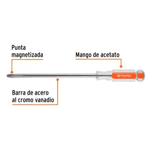 Desarmador de cruz 3/8