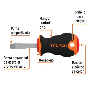 Desarmador plano 1/4