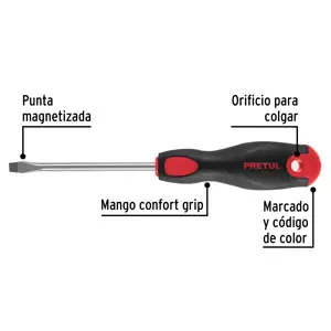 Desarmador plano 1/4