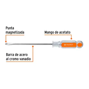 Desarmador plano 1/4