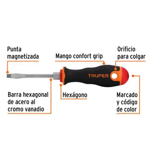 Desarmador plano 3/16