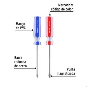 Dúo de desarmadores 3/16 x 4