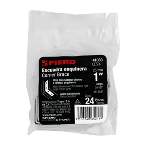 Bolsa con 24 escuadras esquineras 1