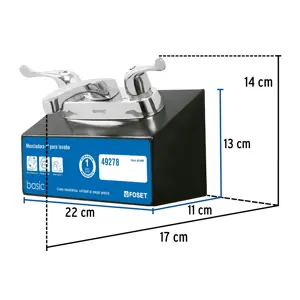 Exhibidor con mezcladora M-048P, Foset