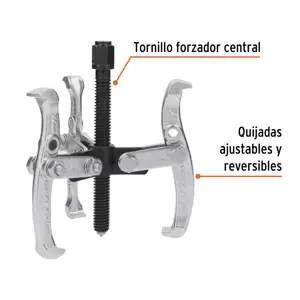 Extractor de poleas, 3 quijadas, 4