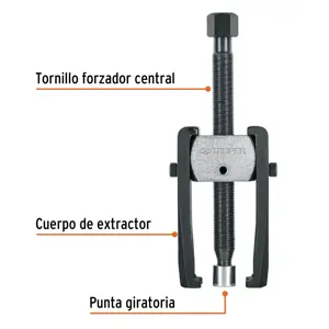 Extractor de poleas, pata de cabra, Truper