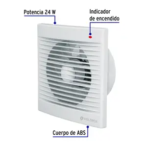 Extractor de aire de 6