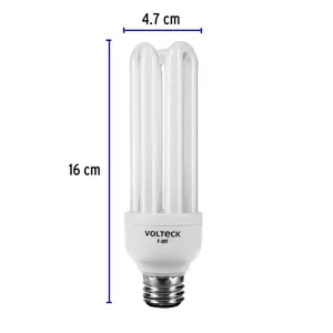 Lámpara triple T4 20 W luz de día en blíster, Volteck