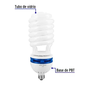 Volteck Lámpara espiral T5 85 W alta potencia luz de día, caja