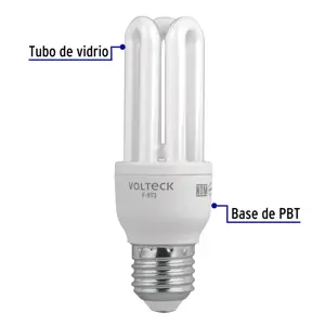 Lámpara triple T3 9 W luz de día en blíster, Volteck