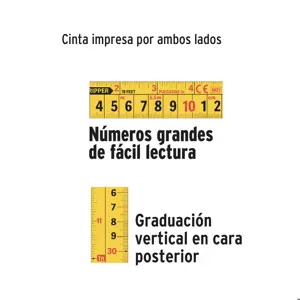 Expert Flexómetro industrial contra impactos 5 m cinta 19 mm