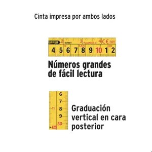 Expert Flexómetro industrial contra impactos 8 m cinta 25 mm