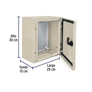 Gabinete metálico, 300 x 250 mm, VOLTECK