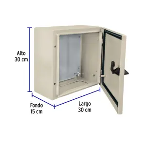 Gabinete metálico, 300 x 300 mm, VOLTECK