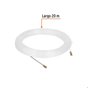 Guía de nylon de 20 m para cable, Truper