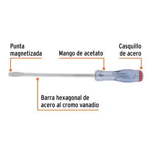 Desarmador plano de golpe 5/16