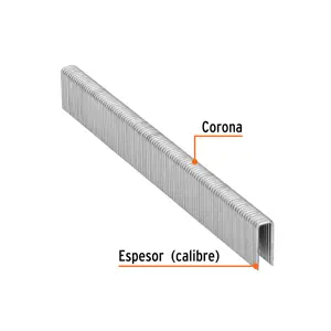 Truper Caja con 5000 grapas corona 1/4