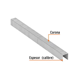 Truper Caja con 5000 grapas corona 3/8