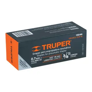 Truper Caja con 5000 grapas corona 3/8