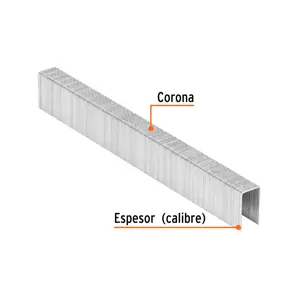 Truper Caja con 5000 grapas corona 3/8