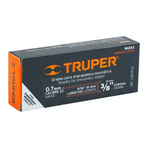 Truper Caja con 5000 grapas corona 3/8